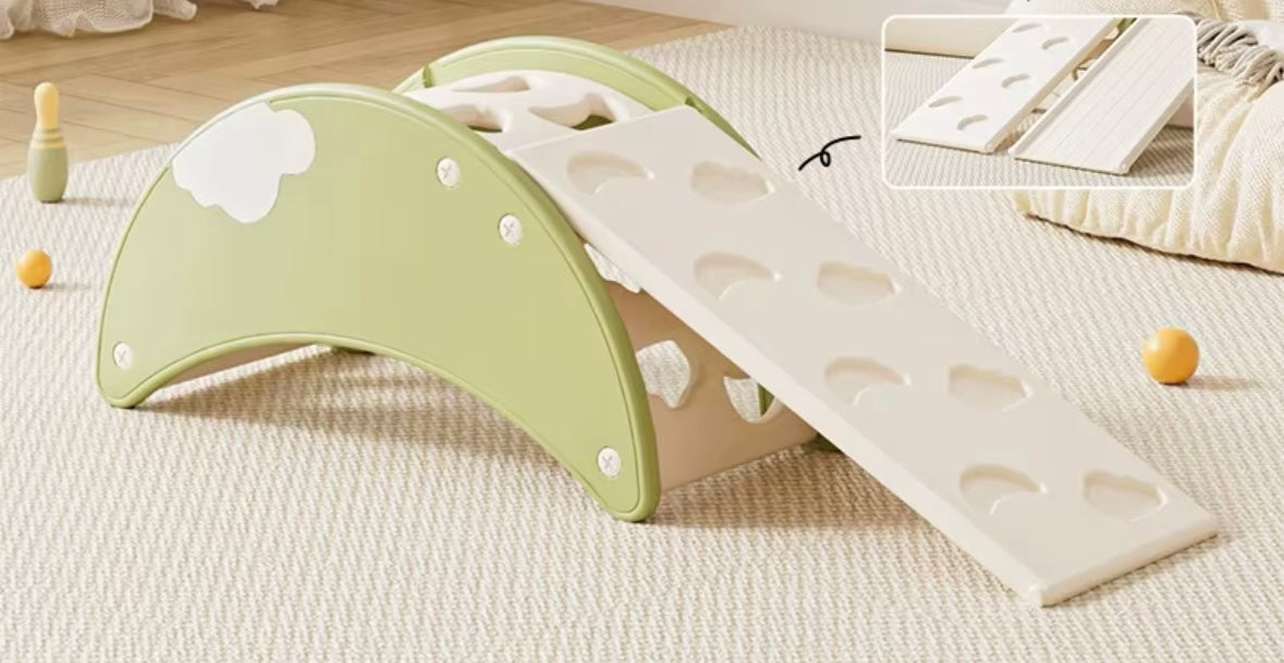 Arche d'escalade pour enfants, jouet convertible, balançoire pour tout-petits, planche d'équilibre, planche d'escalade pour bébé, table d'activités et organisateur de rangement