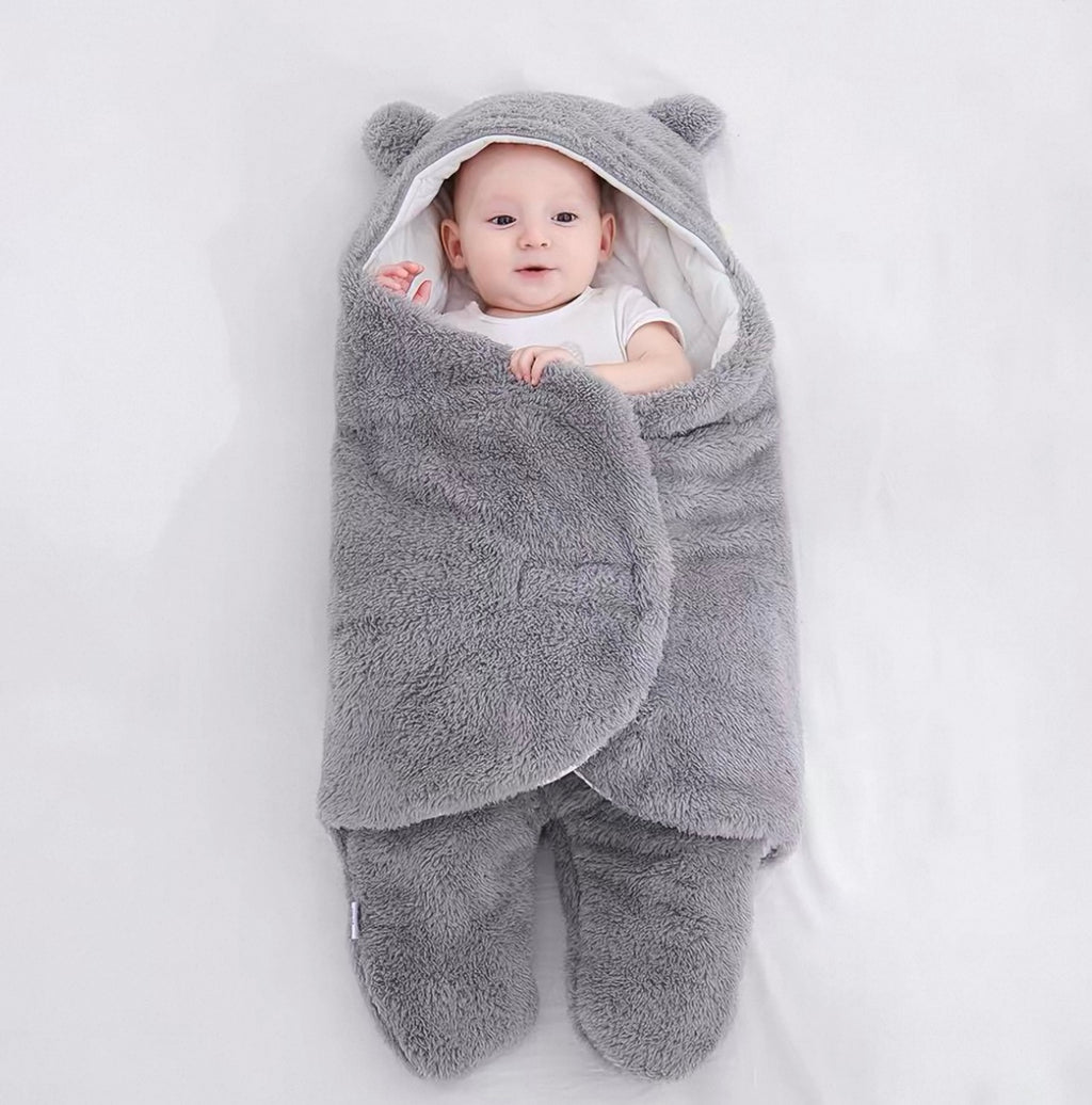 Sacs de couchage doux pour bébé, couvertures chaudes d'automne et d'hiver de 0 à 9 mois