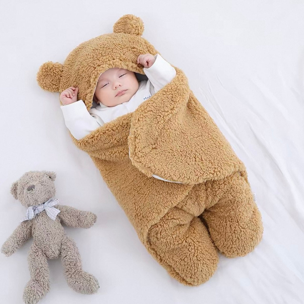 Sacs de couchage doux pour bébé, couvertures chaudes d'automne et d'hiver de 0 à 9 mois