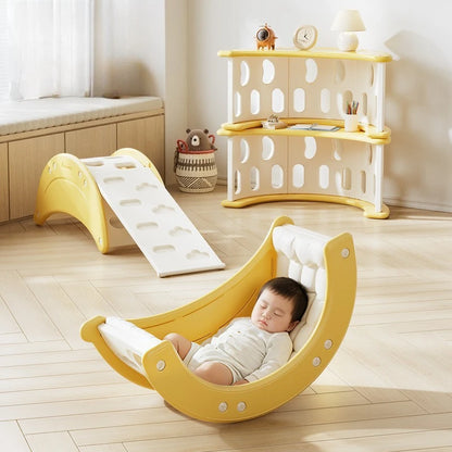Arche d'escalade pour enfants, jouet convertible, balançoire pour tout-petits, planche d'équilibre, planche d'escalade pour bébé, table d'activités et organisateur de rangement